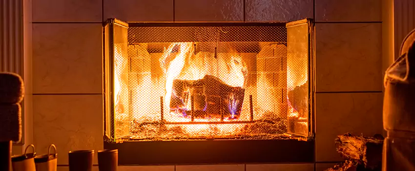 Mendota Hearth Landscape Fireplace Installation in Cibolo, Texas