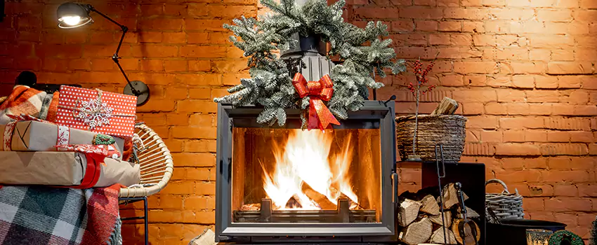 Travis Industries Linear Gas Fireplace Installation in Cibolo, Texas