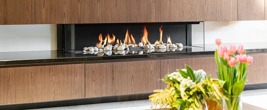 Double-height Fireplace Design Refurbishment in Cibolo, Texas